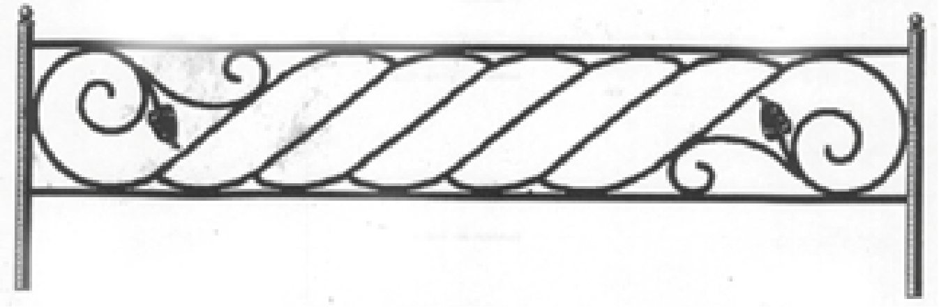 Эскизы оградок холодной ковки